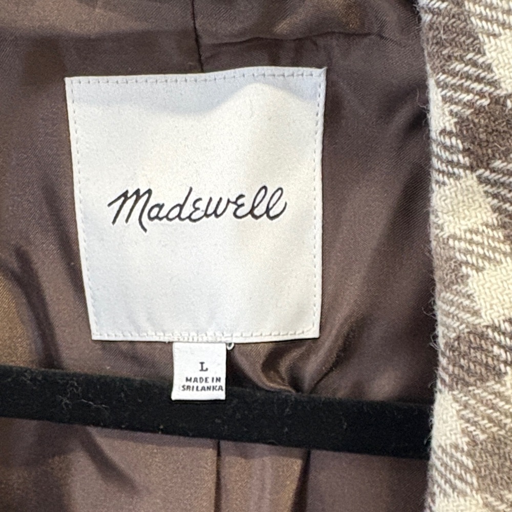 Madewell Larsen Plaid Blazer - Picture 2 of 2